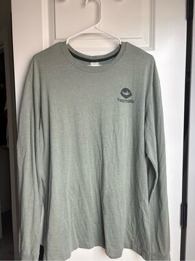 Fayettechill Men’s Long Sleeve Graphic Tee - Sage Green